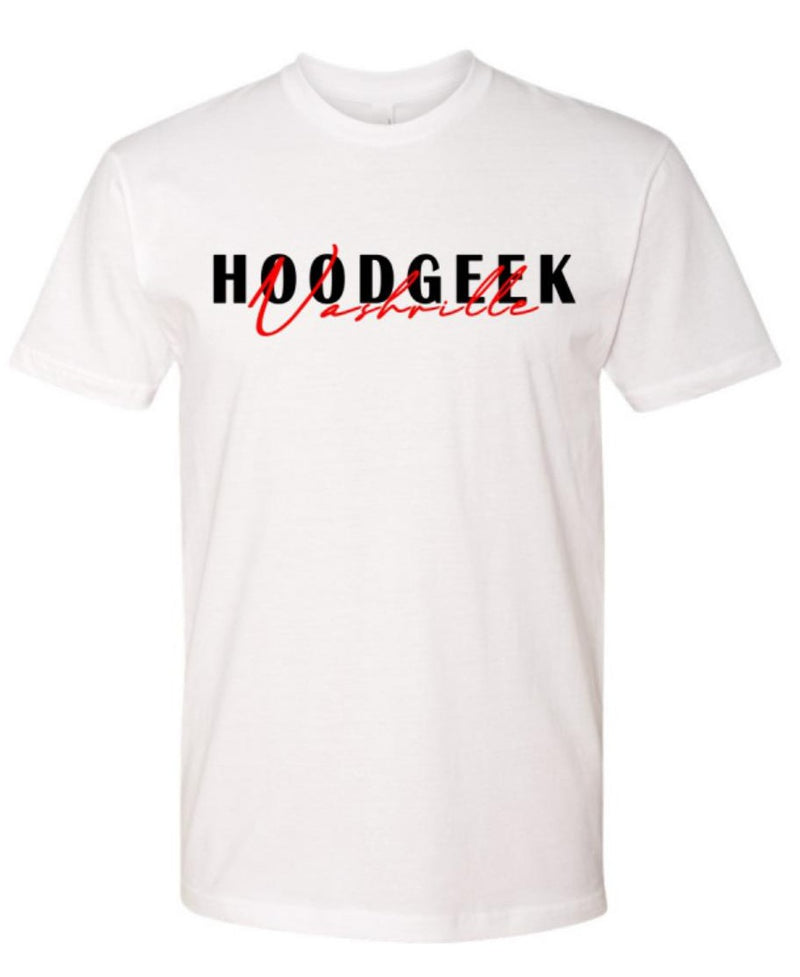 I love my City "Nashville" Short Sleeve Crewneck T-Shirt White, Red & Black